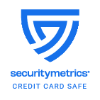 SecurityMetrics card safe certification logo