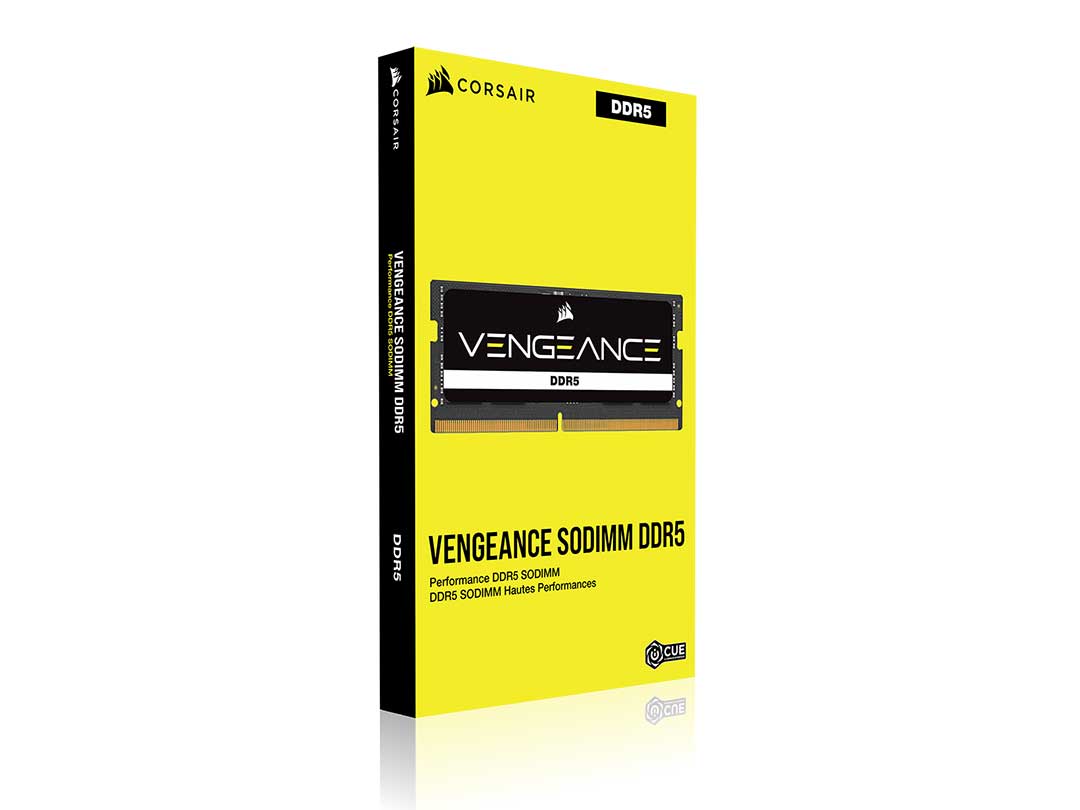 CORSAIR VENGEANCE SODIMM DDR5 RAM 48GB (1x48GB) 5600MHz CL48 Intel XMP