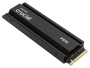 2TB Crucial P510 2280 M.2 NVMe PCIe SSD with Heatsink
