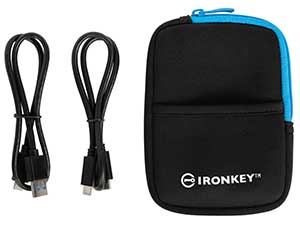 Kingston 3.84TB IronKey Vault Privacy 80 Encrypted External SSD