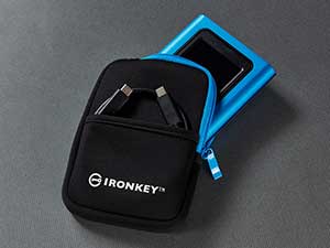 Kingston 3.84TB IronKey Vault Privacy 80 Encrypted External SSD