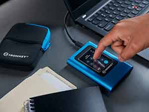Kingston 3.84TB IronKey Vault Privacy 80 Encrypted External SSD