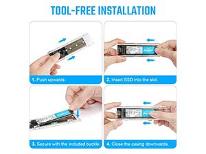 M.2 NVMe PCIe SSD USB 3.1 Enclosure