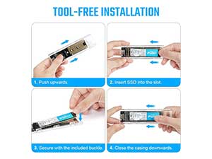 M.2 SATA SSD USB 3.1 Enclosure