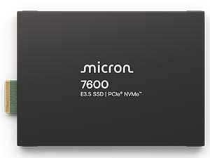 Micron 7600 MAX (Mixed-Use) E3.S (7.5mm) NVMe Enterprise SSD