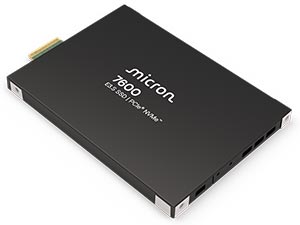 Micron 7600 MAX (Mixed-Use) E3.S (7.5mm) NVMe Enterprise SSD