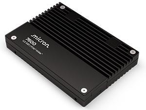 12.8TB Micron 7600 MAX (Mixed-Use) U.2 (15mm) NVMe Enterprise SSD