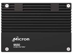 12.8TB Micron 9550 MAX (Mixed-Use) U.2 (15mm) NVMe Enterprise SSD