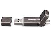 128GB Integral SlimXpress Dual USSD Portable USB SSD