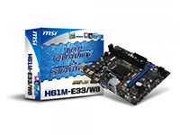 MSI (Micro-Star) Motherboard H61M-E33/W8