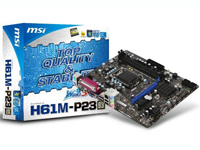 MSI (Micro-Star) Motherboard H61M-P23 (B3)