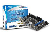 MSI (Micro-Star) Motherboard H61M-P31/W8