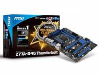 MSI (Micro-Star) Motherboard Z77A-G45 THUNDERBOLT