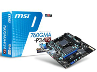 MSI (Micro-Star) Motherboard 760GMA-P34 (FX)
