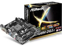 ASRock Motherboard FM2A68M-DG3+