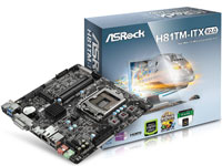 ASRock Motherboard H81TM-ITX R2.0
