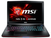 MSI (Micro-Star) Notebook GE62 2QE Apache