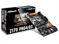ASRock Motherboard Z170 Pro4/D3