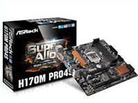 ASRock Motherboard H170M Pro4S