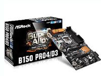 ASRock Motherboard B150 Pro4/D3