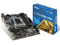 MSI (Micro-Star) Motherboard H170M PRO-VDH