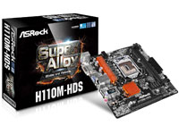 ASRock Motherboard H110M-HDS
