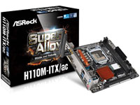 ASRock Motherboard H110M-ITX/ac