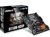 ASRock Motherboard H110M-HDVP