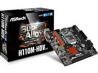 ASRock Motherboard H110M-HDV R3.0