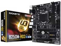 Gigabyte Motherboard GA-B250M-HD3