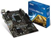 MSI (Micro-Star) Motherboard B250M PRO-VD