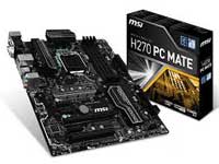 MSI (Micro-Star) Motherboard H270 PC MATE