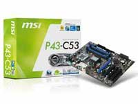 MSI (Micro-Star) Motherboard P43-C53