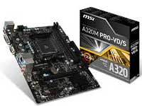 MSI (Micro-Star) Motherboard A320M Pro-VD/S