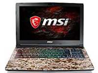 MSI (Micro-Star) Notebook GE62VR Apache Camo-644