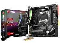 MSI (Micro-Star) Motherboard X299M Gaming Pro Carbon AC