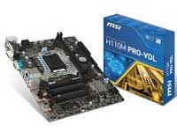 MSI (Micro-Star) Motherboard H110M PRO-VDL