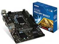 MSI (Micro-Star) Motherboard B250M PRO OPT BOOST