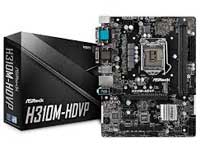 ASRock Motherboard H310M-HDVP