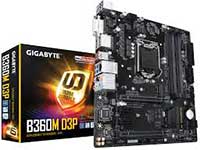 Gigabyte Motherboard B360M D3P