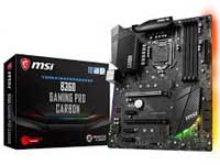 MSI (Micro-Star) Motherboard B360 GAMING PRO CARBON