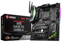 MSI (Micro-Star) Motherboard X470 Gaming Pro Carbon AC