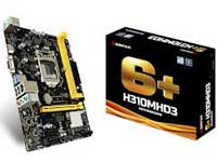 Biostar Motherboard H310MHD3