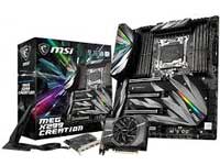 MSI (Micro-Star) Motherboard X299 Meg Creation