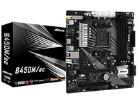 ASRock Motherboard B450M/ac