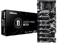 ASRock Motherboard X370 Pro BTC+