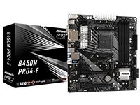 ASRock Motherboard B450M Pro4-F