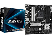 ASRock Motherboard A520M Pro4