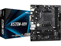 ASRock Motherboard A520M-HDV