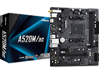 ASRock Motherboard A520M/ac
